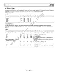 AD9558BCPZ-REEL7 Datasheet Page 5