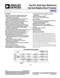 AD9559BCPZ-REEL7 Datasheet Cover