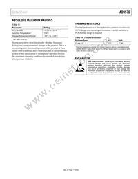 AD9576BCPZ-REEL7 Datasheet Page 17