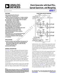 AD9577BCPZ-R7 Datasheet Cover