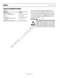 AD9578BCPZ-REEL7 Datasheet Page 12