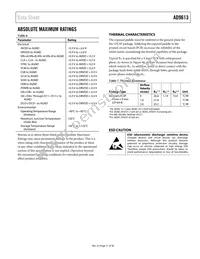 AD9613BCPZRL7-250 Datasheet Page 11