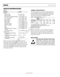 AD9628BCPZRL7-125 Datasheet Page 12