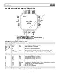 AD9628BCPZRL7-125 Datasheet Page 13