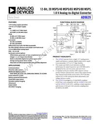 AD9629BCPZRL7-80 Datasheet Cover