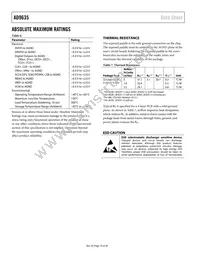 AD9635BCPZ-125 Datasheet Page 10