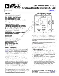 AD9641BCPZ-155 Datasheet Cover