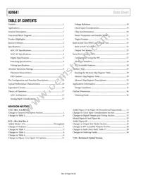 AD9641BCPZ-155 Datasheet Page 2