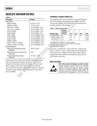 AD9641BCPZ-155 Datasheet Page 8