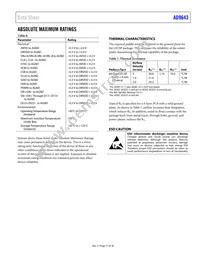 AD9643BCPZRL7-250 Datasheet Page 11