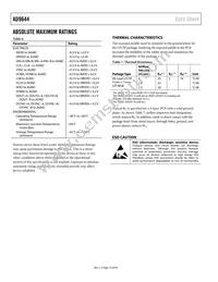 AD9644BCPZ-155 Datasheet Page 10