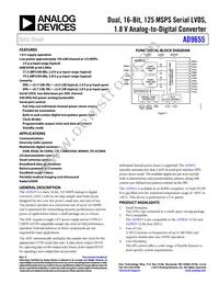AD9655BCPZRL7-125 Datasheet Cover