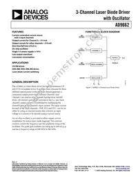 AD9662ARQZ-REEL7 Datasheet Cover