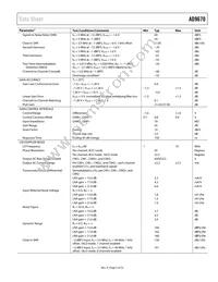 AD9670BBCZ Datasheet Page 5