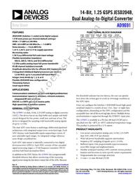 AD9691BCPZ-1250 Datasheet Cover