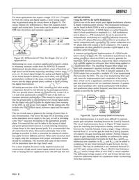 AD9762ARURL Datasheet Page 18