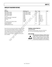 AD9773BSVZRL Datasheet Page 9