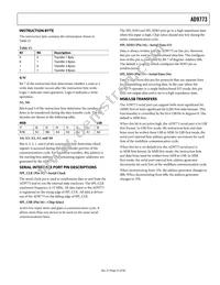 AD9773BSVZRL Datasheet Page 23
