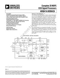 AD9841AJSTZRL Datasheet Cover