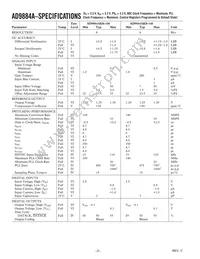 AD9884AKSZ-100 Datasheet Page 2