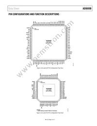 AD9889BBCPZ-165 Datasheet Page 5