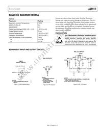 AD9911BCPZ-REEL7 Datasheet Page 9