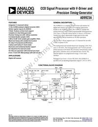 AD9923ABBCZRL Datasheet Cover