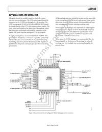 AD9940BCPZ Datasheet Page 19