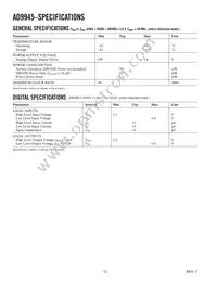 AD9945KCPZ Datasheet Page 2