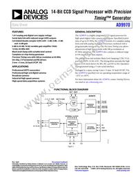 AD9970BCPZRL Datasheet Cover