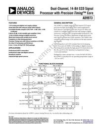 AD9973BBCZRL Datasheet Cover