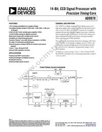 AD9979BCPZ Datasheet Cover
