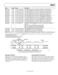 AD9979BCPZ Datasheet Page 19