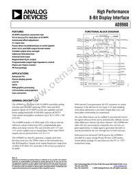 AD9980KSTZ-80 Datasheet Cover