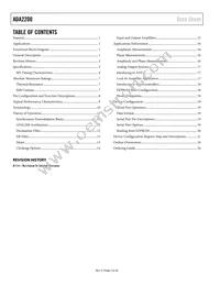 ADA2200ARUZ Datasheet Page 2