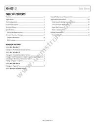 ADA4001-2ARZ-RL Datasheet Page 2