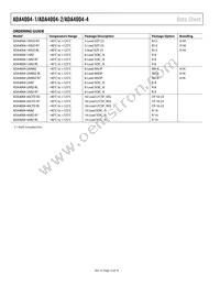 ADA4004-1ARJZ-R2 Datasheet Page 14