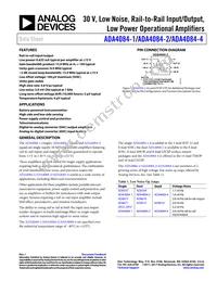 ADA4084-4ACPZ-RL Datasheet Cover