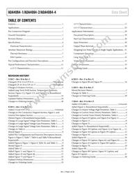 ADA4084-4ACPZ-RL Datasheet Page 2