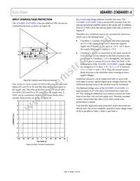 ADA4091-4ACPZ-R2 Datasheet Page 15