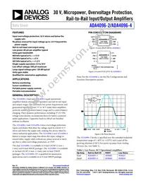 ADA4096-4ARUZ-RL Datasheet Cover