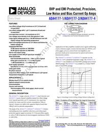 ADA4177-4ARZ-RL Datasheet Cover
