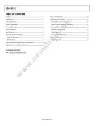 ADA4311-1ARHZ-RL Datasheet Page 2