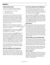 ADA4320-1ACPZ-RL Datasheet Page 12