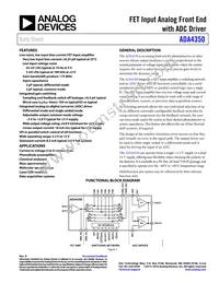 ADA4350ARUZ-R7 Datasheet Cover