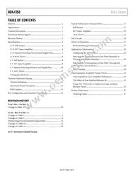 ADA4350ARUZ-R7 Datasheet Page 2