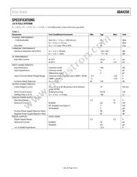 ADA4350ARUZ-R7 Datasheet Page 3