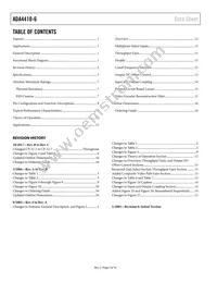 ADA4410-6ACPZ-R2 Datasheet Page 2