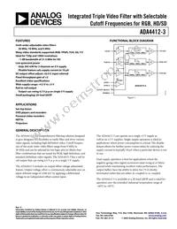 ADA4412-3ARQZ-RL Datasheet Cover