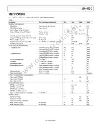 ADA4412-3ARQZ-RL Datasheet Page 3